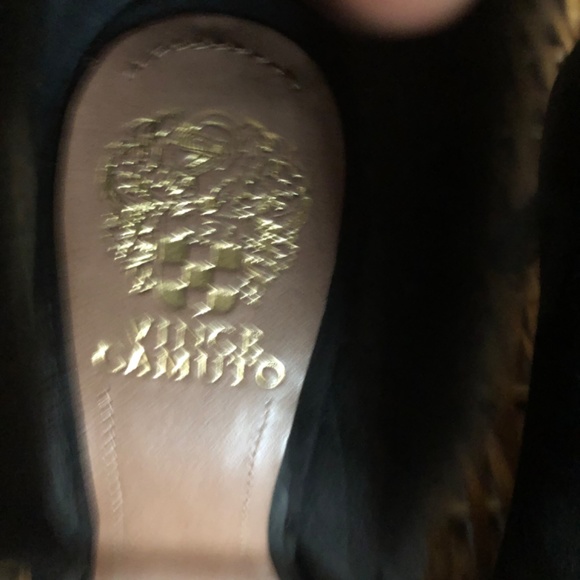 Vince Camuto Black Suede Heels - Picture 3 of 4